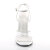 Devious DOMINA-108 Sandales Revêtement laqué Blanc EU-37 / US-7