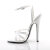 Devious DOMINA-108 Sandales Revêtement laqué Blanc EU-37 / US-7