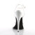 Devious DOMINA-108 Sandales Revêtement laqué Blanc EU-37 / US-7