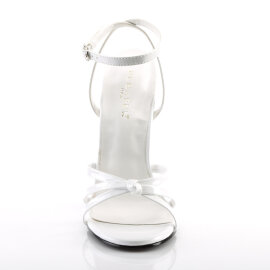 Devious DOMINA-108 Sandales Revêtement laqué Blanc EU-44 / US-14