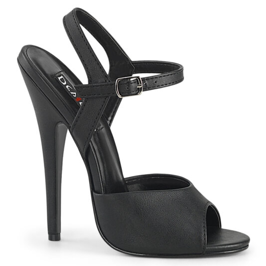 Devious DOMINA-109 Sandales Similicuir Noir EU-37 / US-7