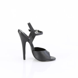 Devious DOMINA-109 Sandales Similicuir Noir EU-37 / US-7