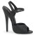 Devious DOMINA-109 Sandales Similicuir Noir EU-37 / US-7