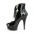 Pleaser Bottines DELIGHT-600-22 Noir EU-40/US-10