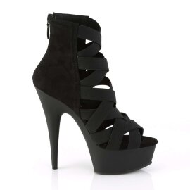Pleaser Sandales DELIGHT-600-24 Noir EU-36/US-6