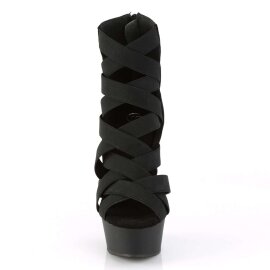 Pleaser Sandales DELIGHT-600-24 Noir EU-39/US-9