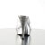 Fabulicious ELEGANT-401 Mules à plateforme Chrome Transparent Argent EU-38 / US-8
