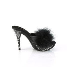 Fabulicious ELEGANT-401F Mules à plateforme Similicuir Noir EU-40 / US-10