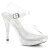 Fabulicious ELEGANT-408ABRS Sandales à plateforme Transparent Strass EU-39 / US-9