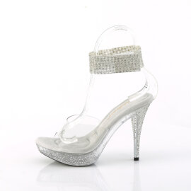 Fabulicious ELEGANT-442 Sandales à plateforme Transparent EU-39 / US-9