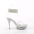 Fabulicious ELEGANT-442 Sandales à plateforme Transparent EU-39 / US-9