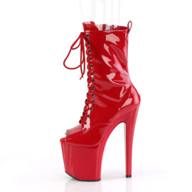 Pleaser ENCHANT-1041 Bottines à plateforme Revêtement laqué Rouge EU-35 / US-5