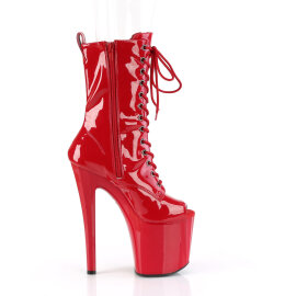 Pleaser ENCHANT-1041 Bottines à plateforme Revêtement laqué Rouge EU-35 / US-5