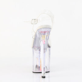Pleaser ENCHANT-708AQUA-01 Sandales à plateforme Transparent EU-37 / US-7