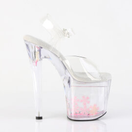 Pleaser ENCHANT-708AQUA-01 Sandales à plateforme Transparent EU-37 / US-7