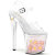 Pleaser ENCHANT-708AQUA-01 Sandales à plateforme Transparent EU-38 / US-8