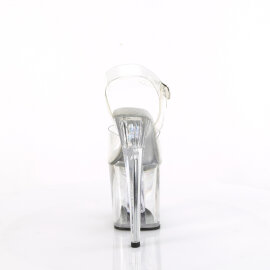 Pleaser ENCHANT-708AQUA-02 Sandales à plateforme Transparent EU-35 / US-5