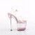 Pleaser ENCHANT-708AQUA-03 Sandales à plateforme Transparent Rose EU-37 / US-7