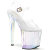 Pleaser ENCHANT-708HT Sandales à plateforme Transparent Holo Multicolore fumé EU-35 / US-5