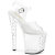Pleaser ENCHANT-708RS Sandales à plateforme Transparent Strass EU-37 / US-7