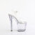 Pleaser ENCHANT-708RS-02 Sandales à plateforme Transparent Strass EU-38 / US-8
