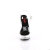 Pleaser EXCITE-608 Sandales à plateforme Transparent Noir EU-41 / US-11