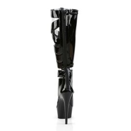 Pleaser Bottines DELIGHT-600-49 Noir EU-39/US-9
