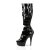 Pleaser Bottines DELIGHT-600-49 Noir EU-39/US-9