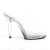 Fabulicious FLAIR-402 Mules Transparent EU-43 / US-13