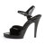 Fabulicious FLAIR-409 Sandales Revêtement laqué Noir EU-41 / US-11