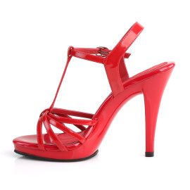 Fabulicious FLAIR-420 Sandales Revêtement laqué Rouge EU-35 / US-5