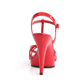 Fabulicious FLAIR-420 Sandales Revêtement laqué Rouge EU-35 / US-5
