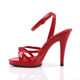 Fabulicious FLAIR-436 Sandales Revêtement laqué Rouge EU-36 / US-6