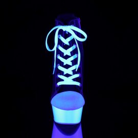 Pleaser Bottines DELIGHT-600SK-02 Noir Néon Blanc...