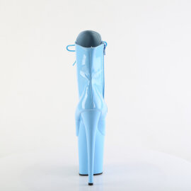 Pleaser FLAMINGO-1020 Bottines à plateforme Revêtement laqué Bleu EU-40 / US-10