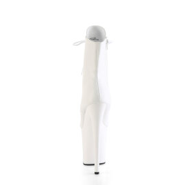 Pleaser FLAMINGO-1020 Bottines à plateforme Similicuir Blanc EU-37 / US-7