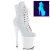 Pleaser FLAMINGO-1020LG Bottines à plateforme Paillettes Néon Blanc EU-35 / US-5