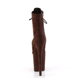 Pleaser FLAMINGO-1021FS Bottines à plateforme Similicuir Marron EU-37 / US-7
