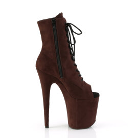 Pleaser FLAMINGO-1021FS Bottines à plateforme Similicuir Marron EU-37 / US-7