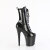 Pleaser FLAMINGO-1040GP Bottines à plateforme Revêtement laqué Paillettes Noir EU-37 / US-7