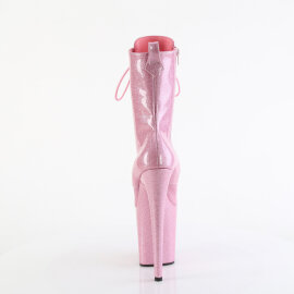 Pleaser FLAMINGO-1040GP Bottines à plateforme Tissu Holo Métallique Rose EU-35 / US-5