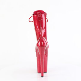 Pleaser FLAMINGO-1040GP Bottines à plateforme Revêtement laqué Paillettes Rose EU-35 / US-5