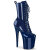Pleaser FLAMINGO-1040GP Bottines à plateforme Revêtement laqué Paillettes Bleu EU-37 / US-7