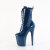 Pleaser FLAMINGO-1040GP Bottines à plateforme Revêtement laqué Paillettes Bleu EU-37 / US-7