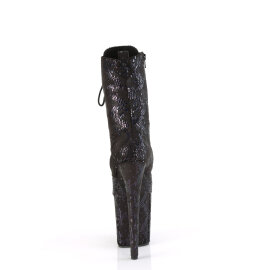 Pleaser FLAMINGO-1040SPF Bottines à plateforme Métallique Noir EU-42 / US-12
