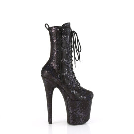 Pleaser FLAMINGO-1040SPF Bottines à plateforme Métallique Noir EU-35 / US-5