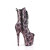 Pleaser FLAMINGO-1040SPF Bottines à plateforme Tissu Holo Métallique Rose EU-38 / US-8