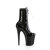 Pleaser FLAMINGO-1040TT Bottines à plateforme Revêtement laqué Noir Blanc EU-37 / US-7