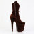 Pleaser FLAMINGO-1045VEL Bottines à plateforme Velours Marron EU-38 / US-8