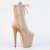 Pleaser FLAMINGO-1045VEL Bottines à plateforme Velours Beige EU-42 / US-12